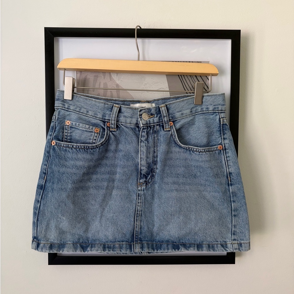Mango Denim Mini Skirt